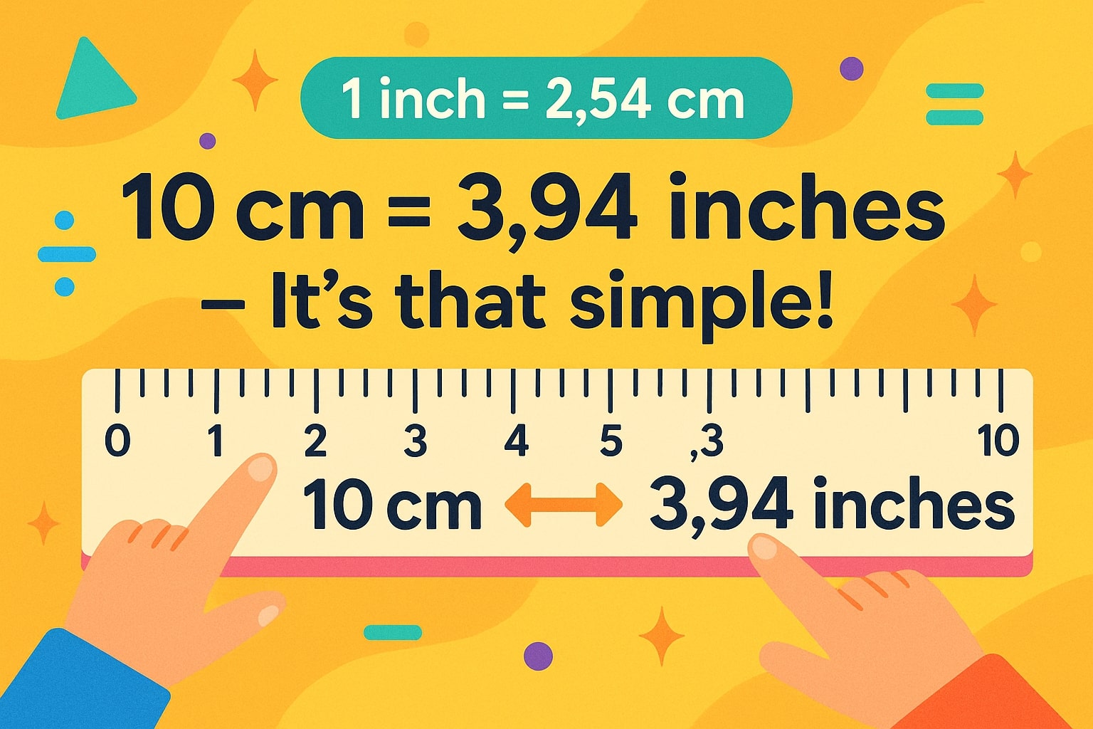Centimeters to Inches Converter 1