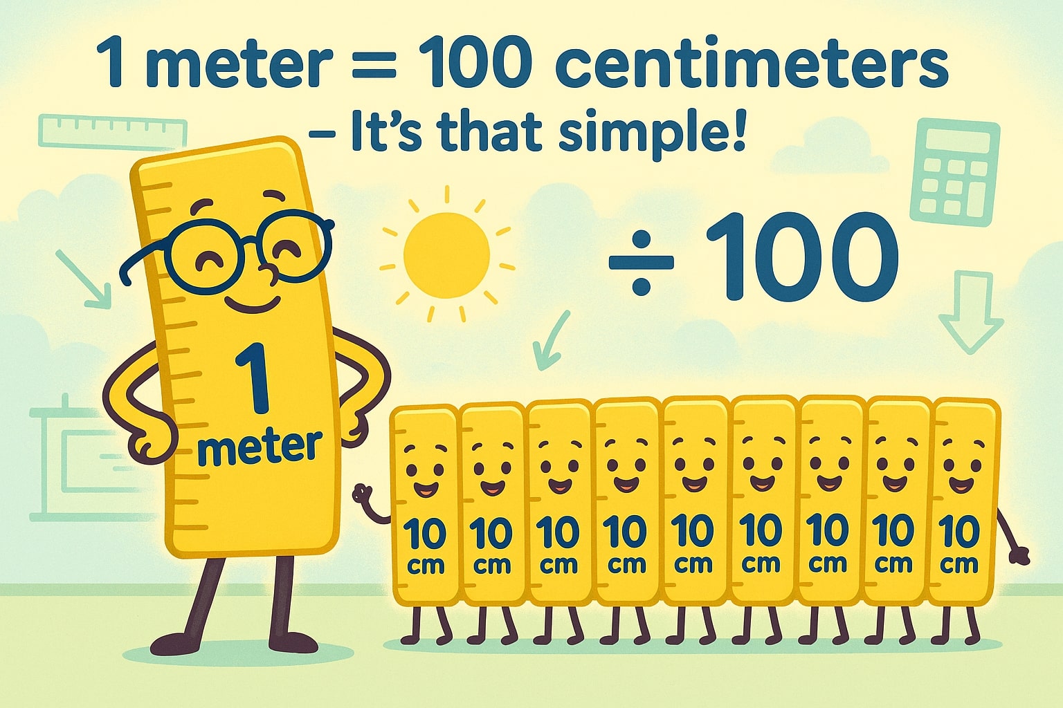 Centimeters to Meters Converter 1