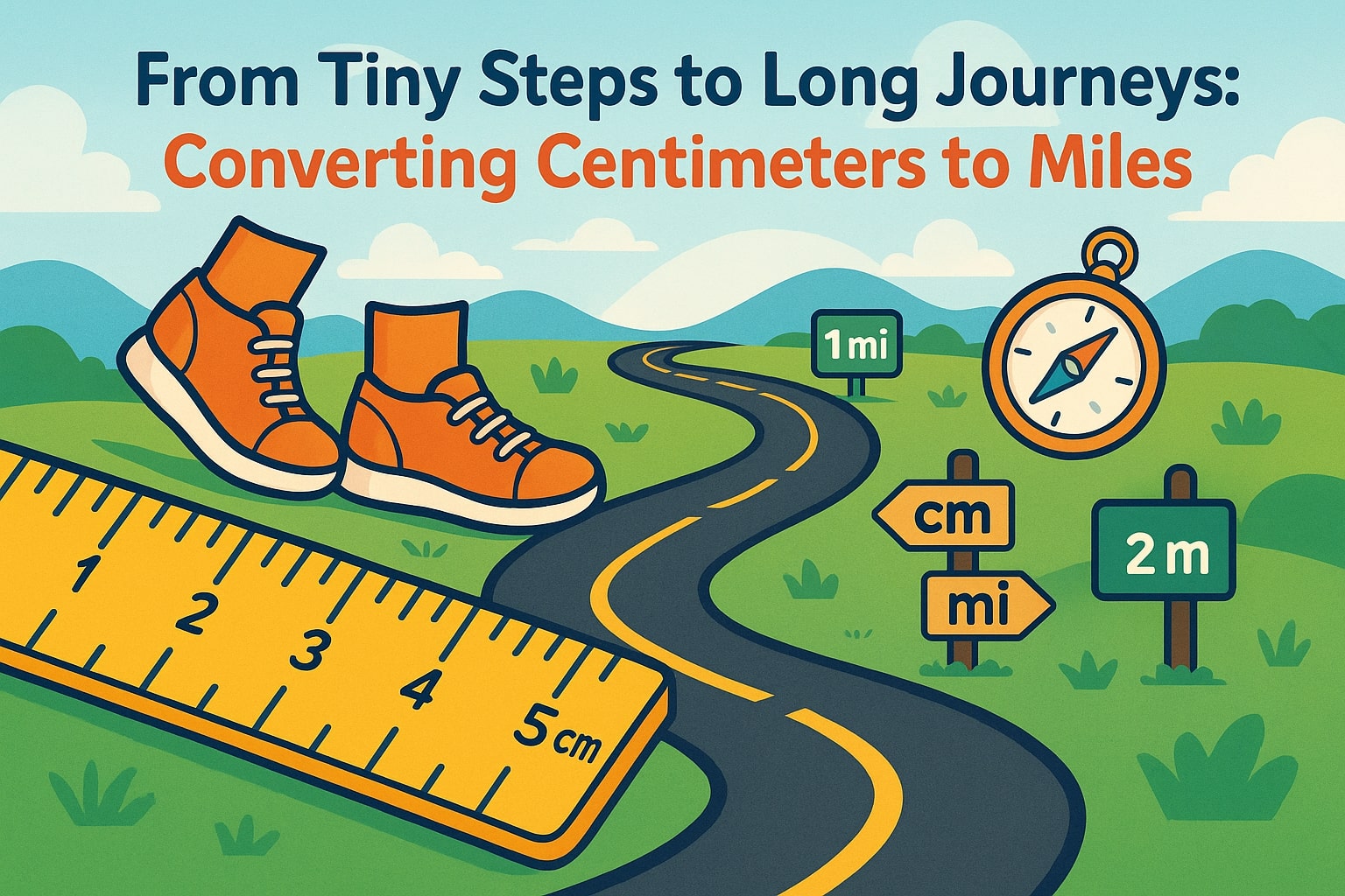 Centimeters to Miles Converter 1