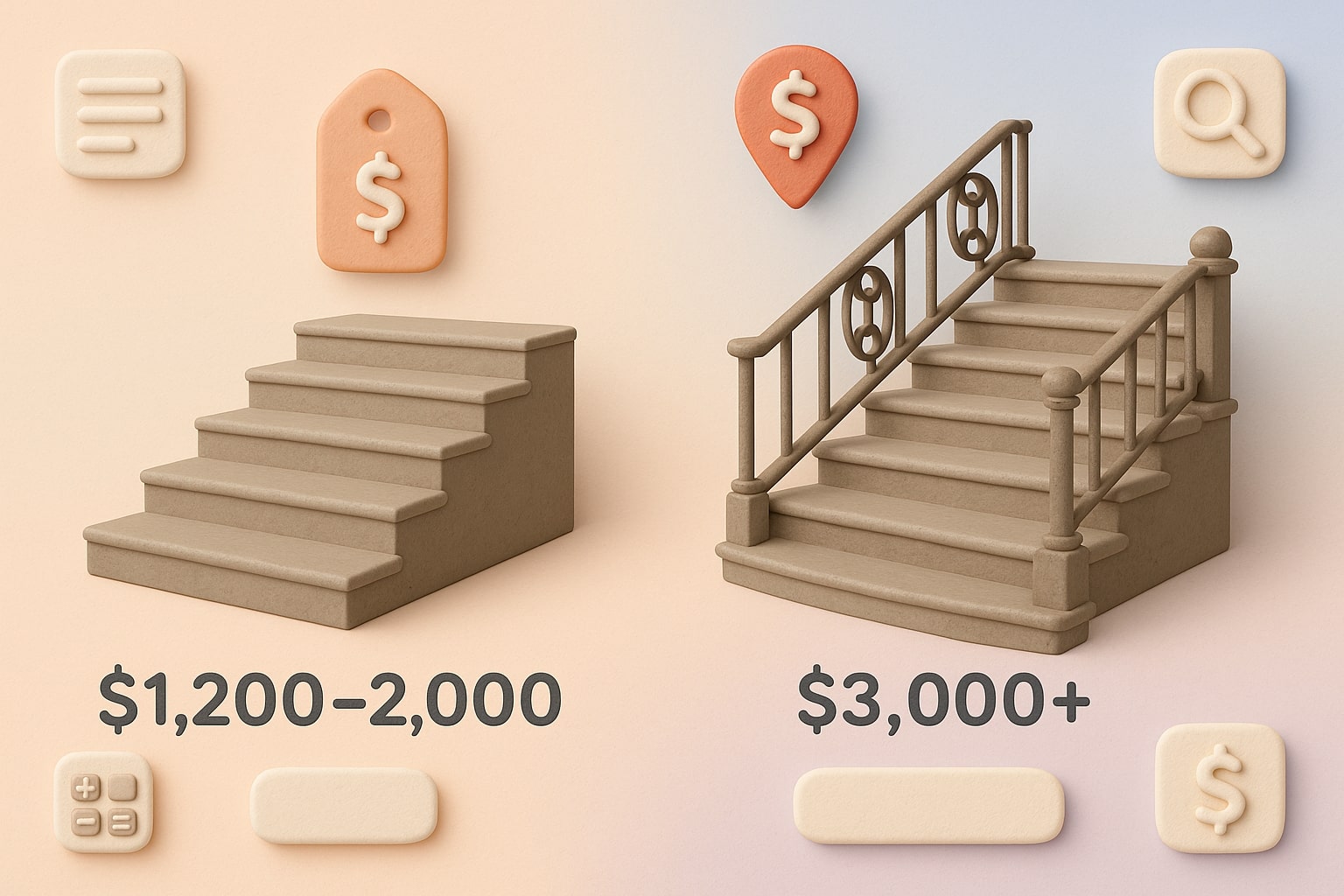 Demonstrates how the Concrete Stair Calculator works with input fields and instant results that help users solve problems with ease.