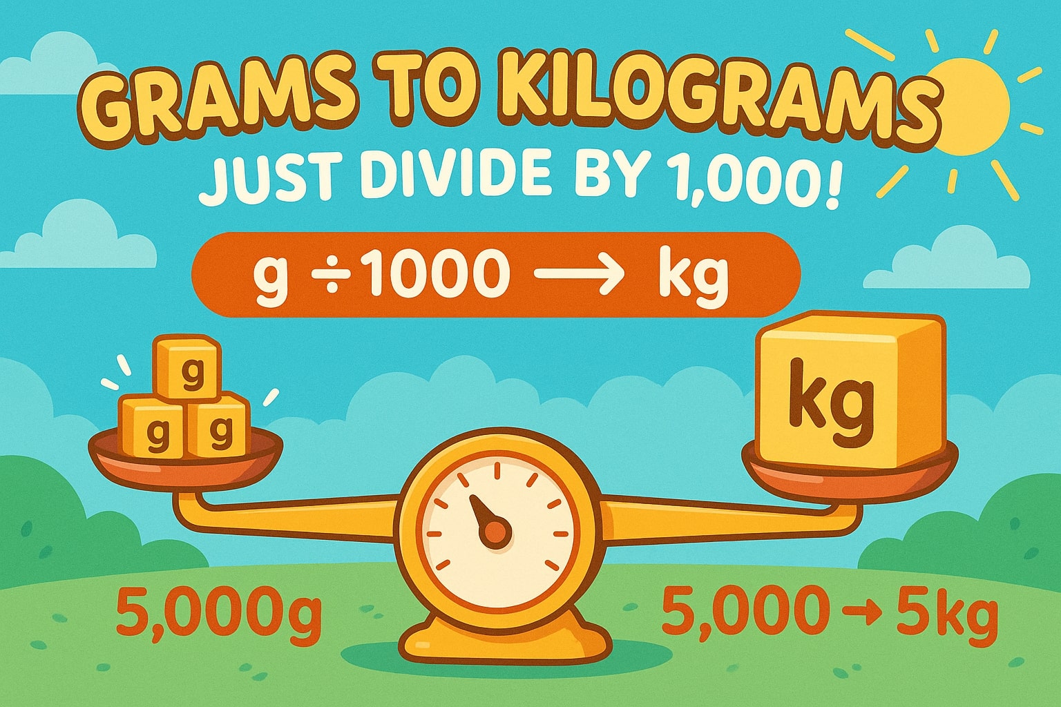 Grams to Kilograms