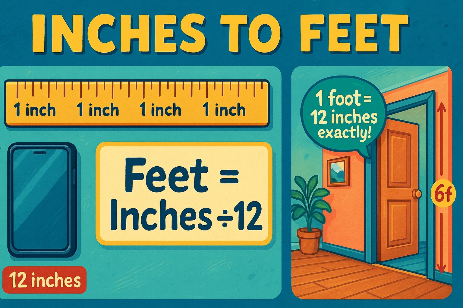 Inches to Feet 1