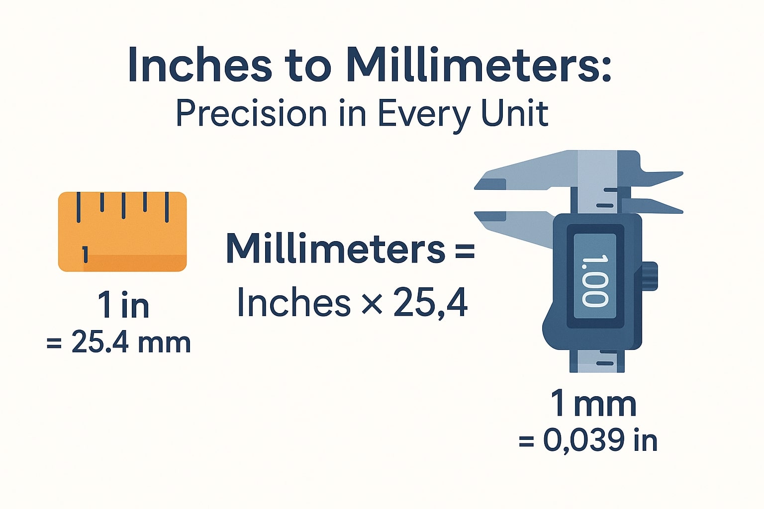 Inches to Millimeters 1