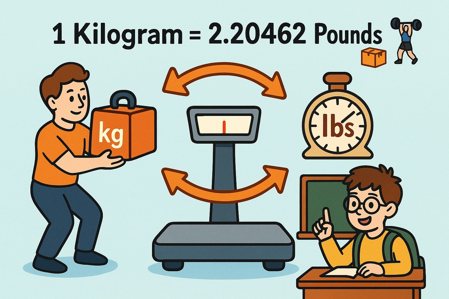 Kilograms to Pounds Converter
