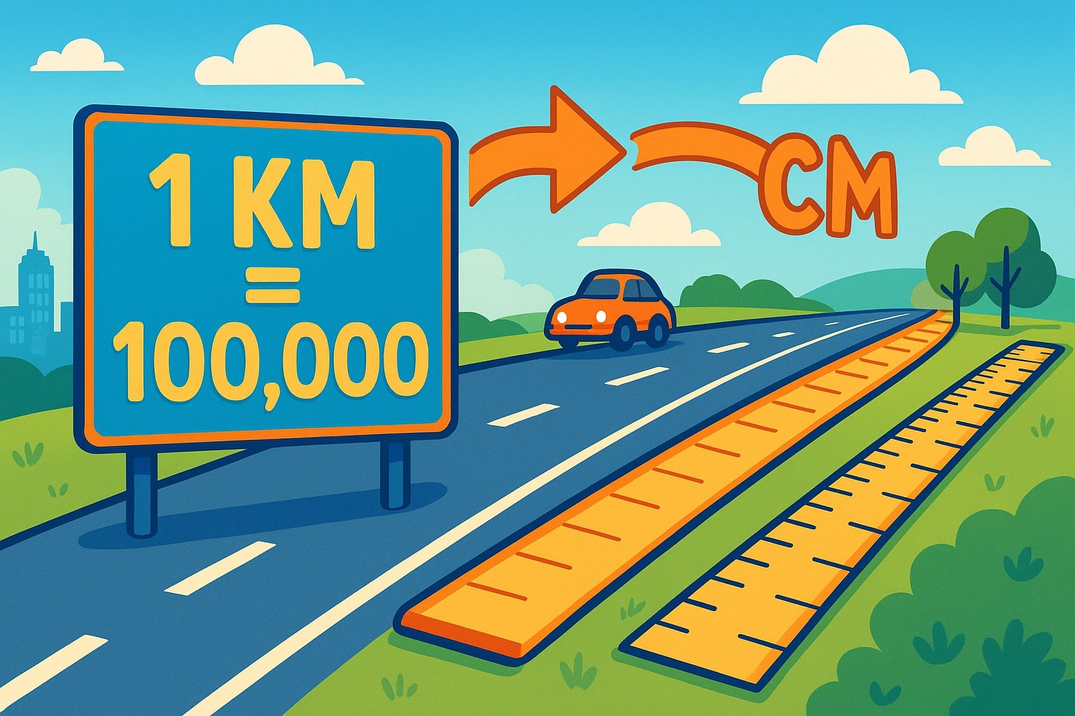 Kilometers to Centimeters Converter 1