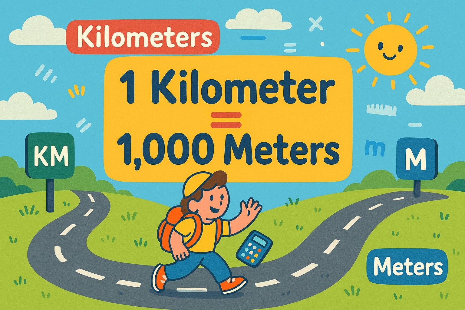 Kilometers to Meters Converter 1