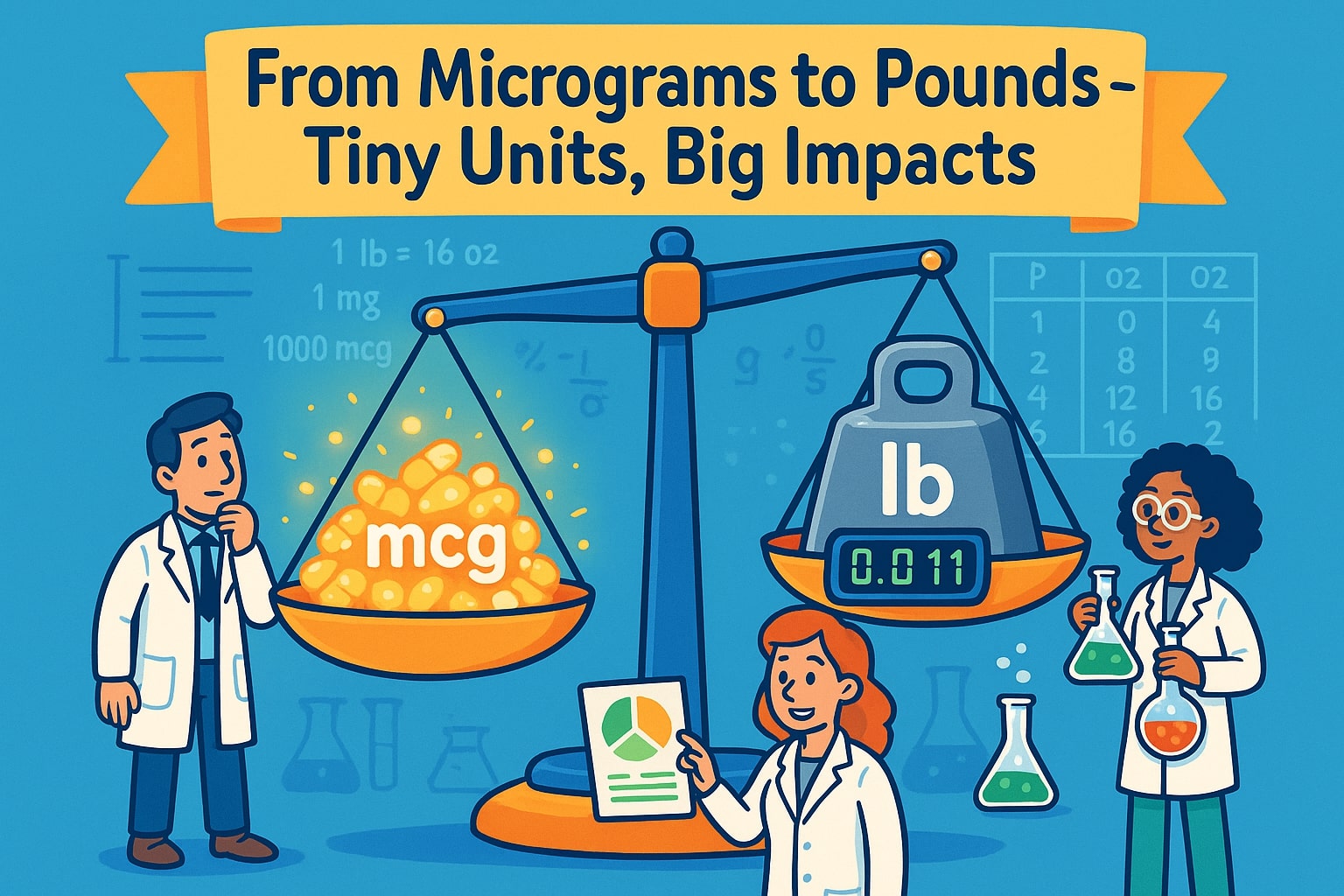 Micrograms to Pounds Converter
