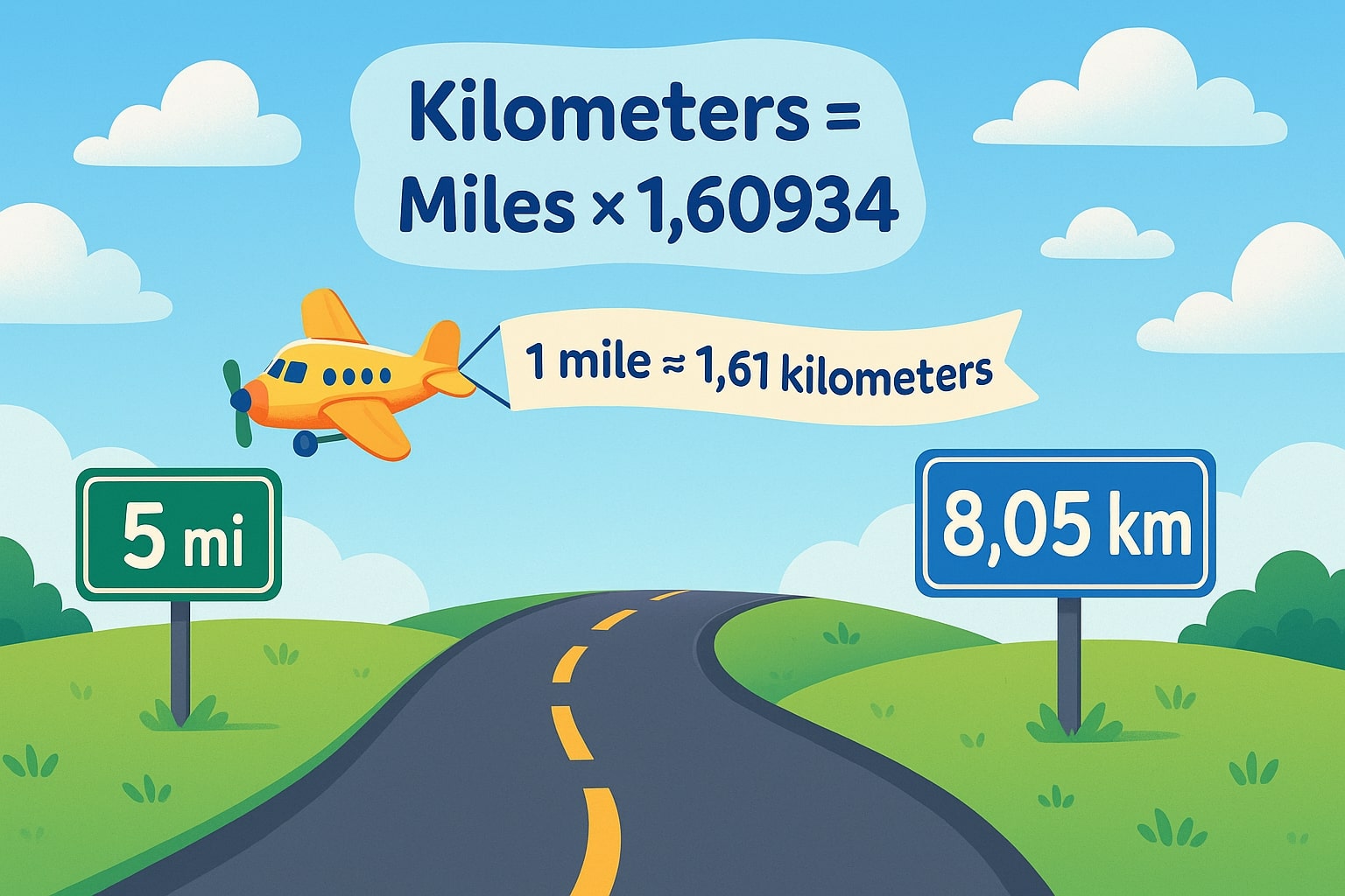 Miles to Kilometers 1