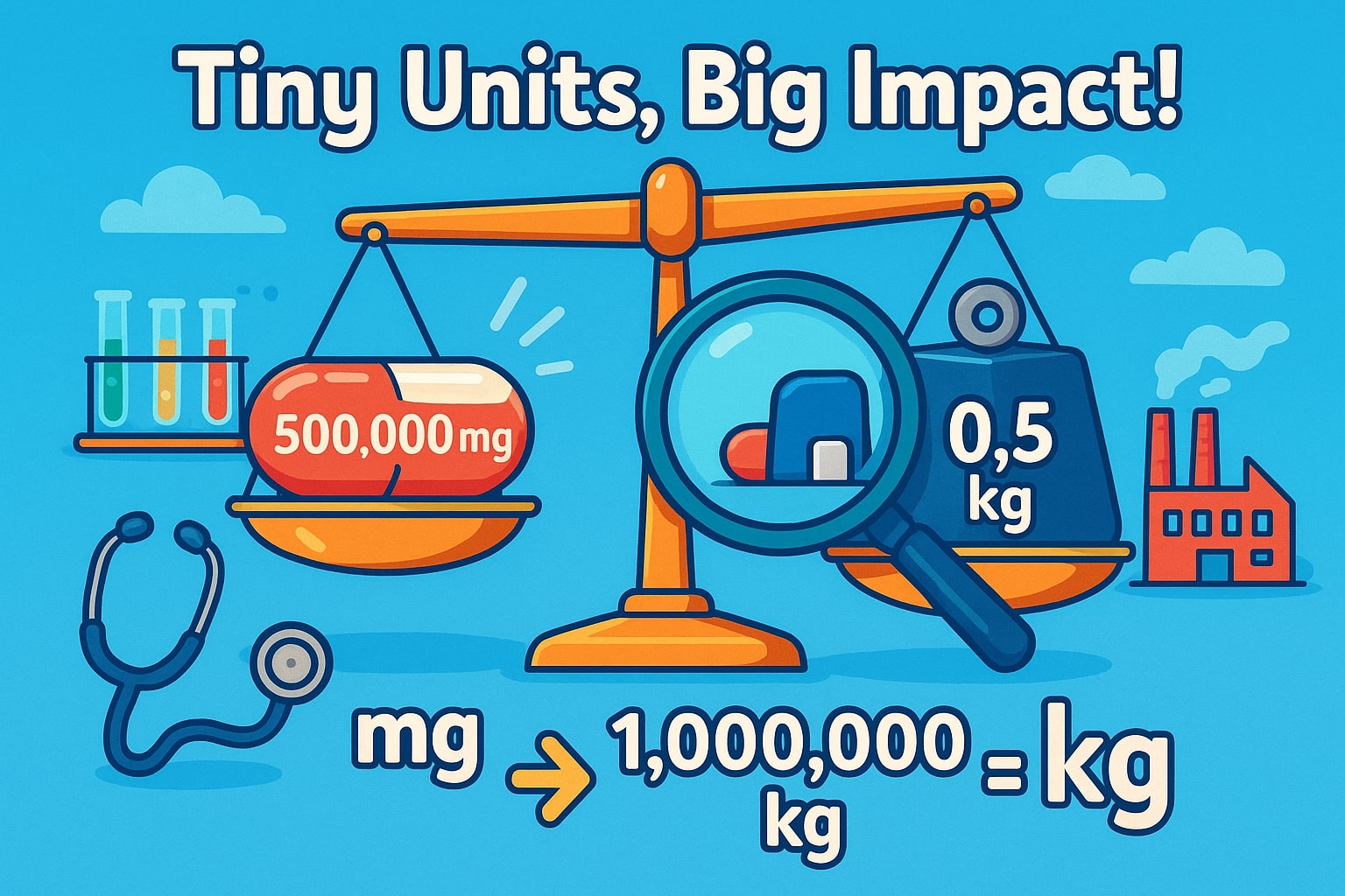 Milligrams to Kilograms Converter