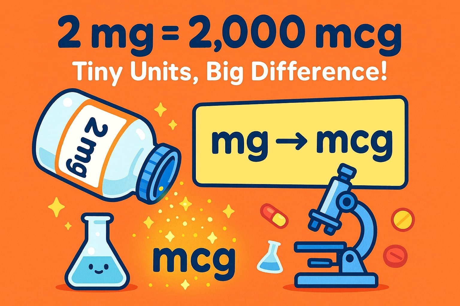 Milligrams to Micrograms Converter