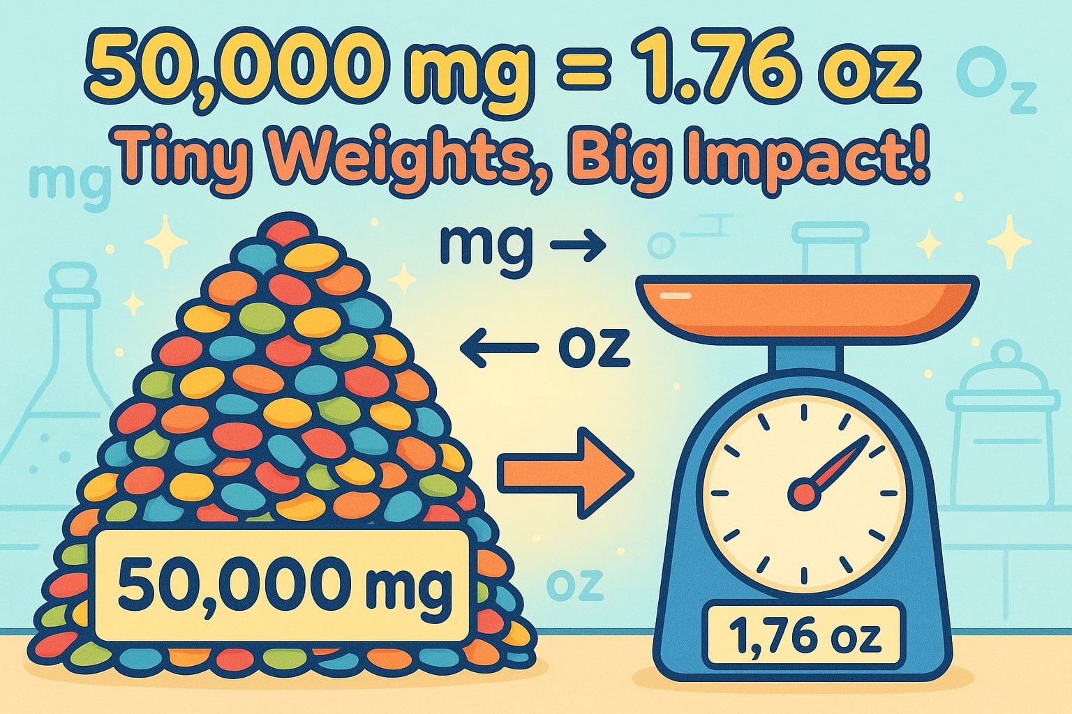 Milligrams to Ounces Converter