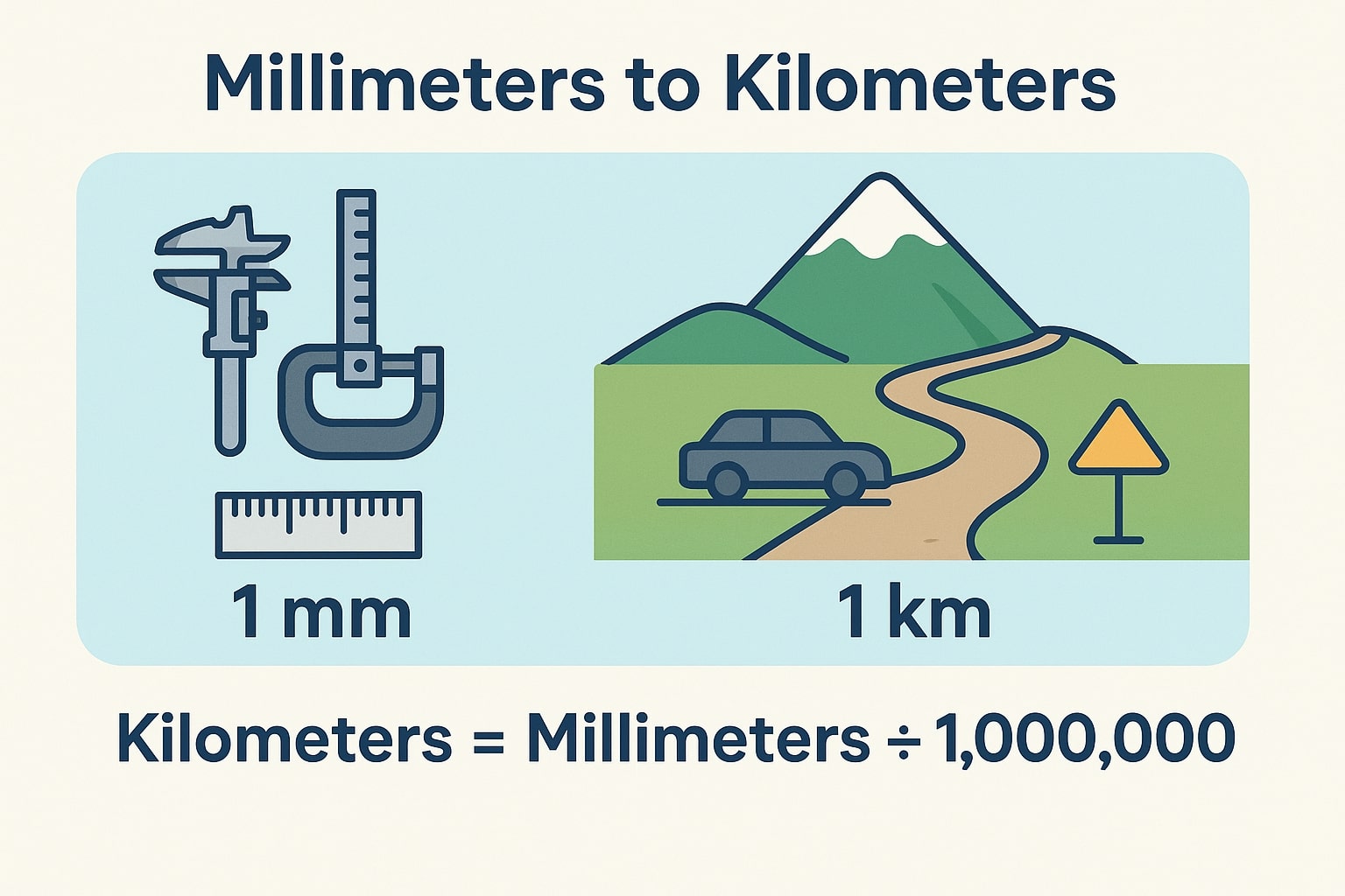 Millimeters to Kilometers 1