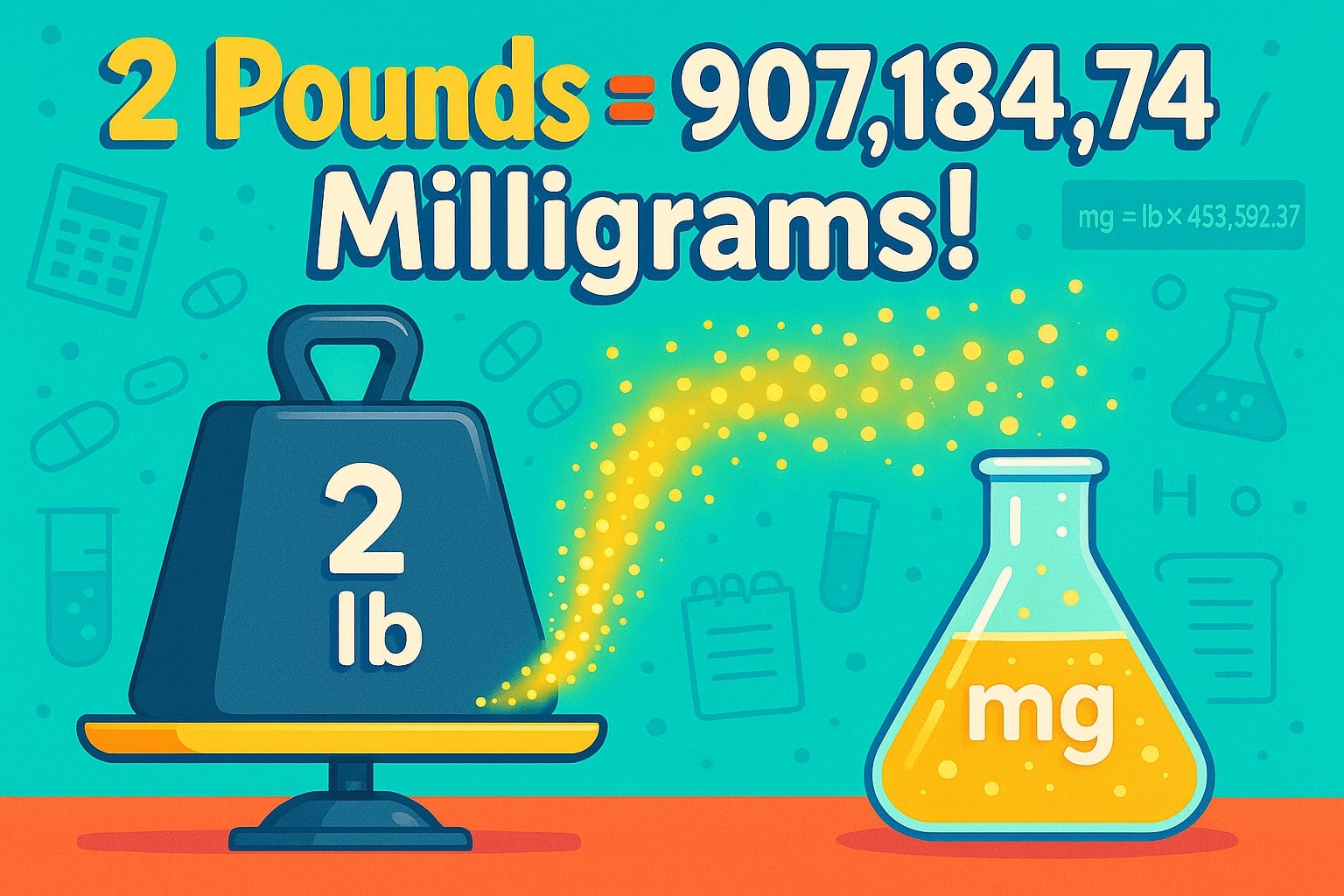Pounds to Milligrams Converter