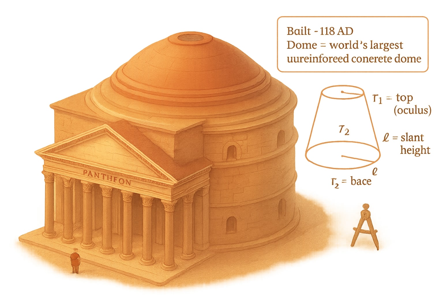Demonstrates how the surface area of conical frustumcalculator works with input fields and instant results that help users solve problems with ease.