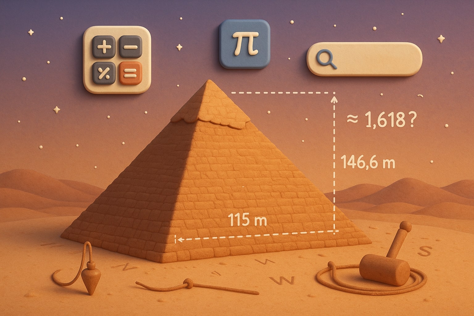 Demonstrates how the surface area of square pyramid calculator calculator works with input fields and instant results that help users solve problems with ease.