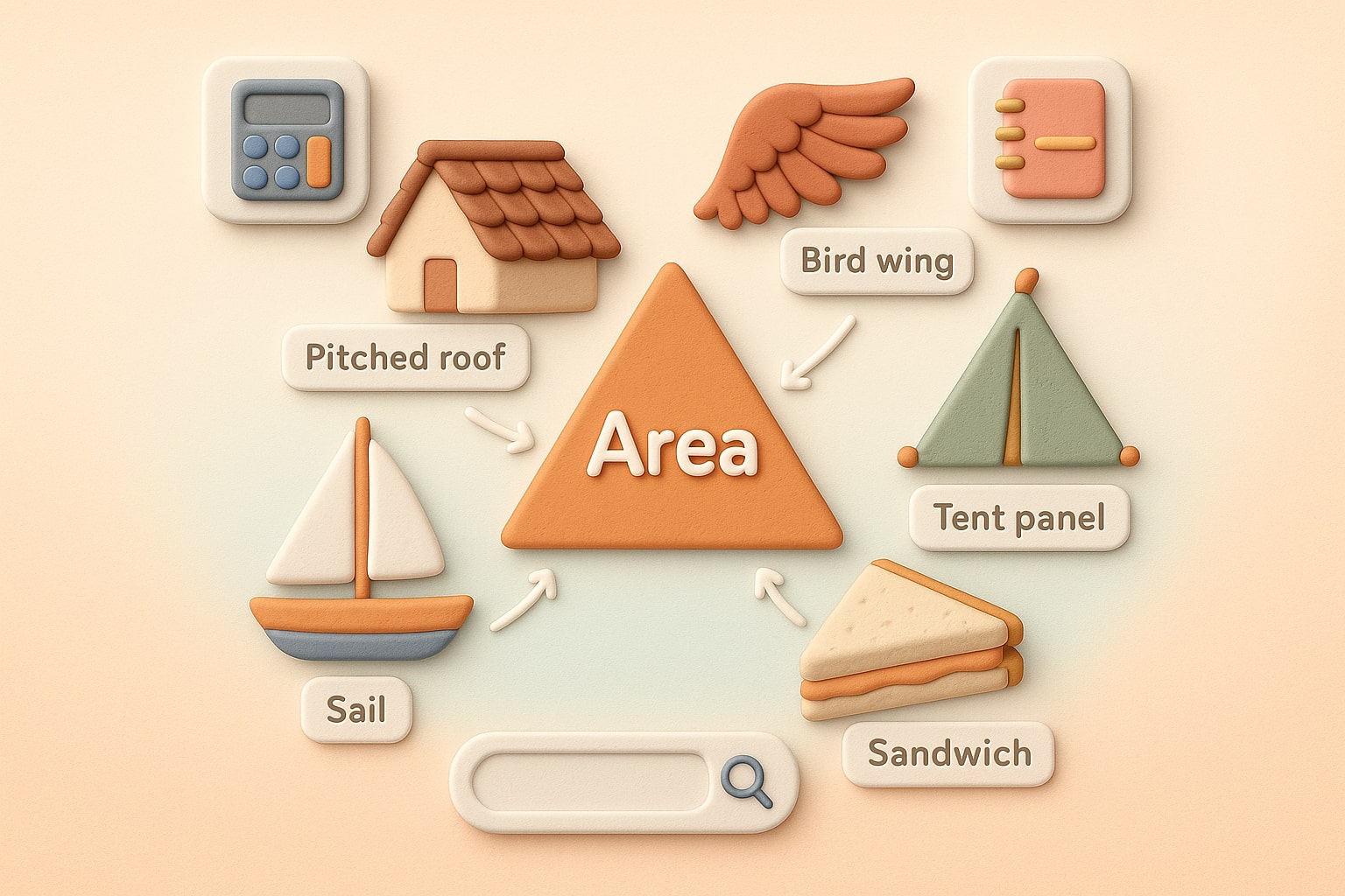 Demonstrates how theTriangle Area Calculator works with input fields and instant results that help users solve problems with ease.