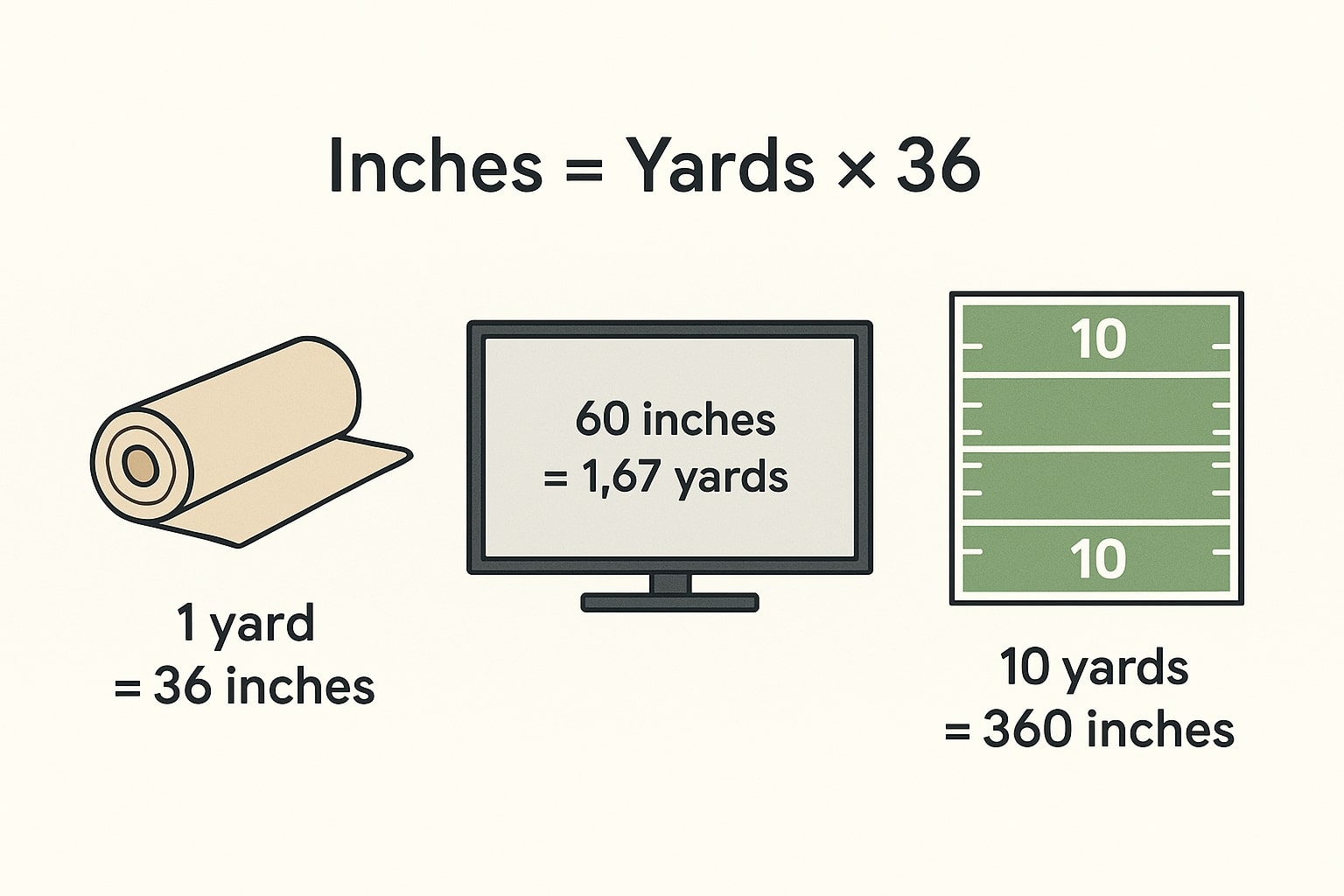 Yards to Inches 1