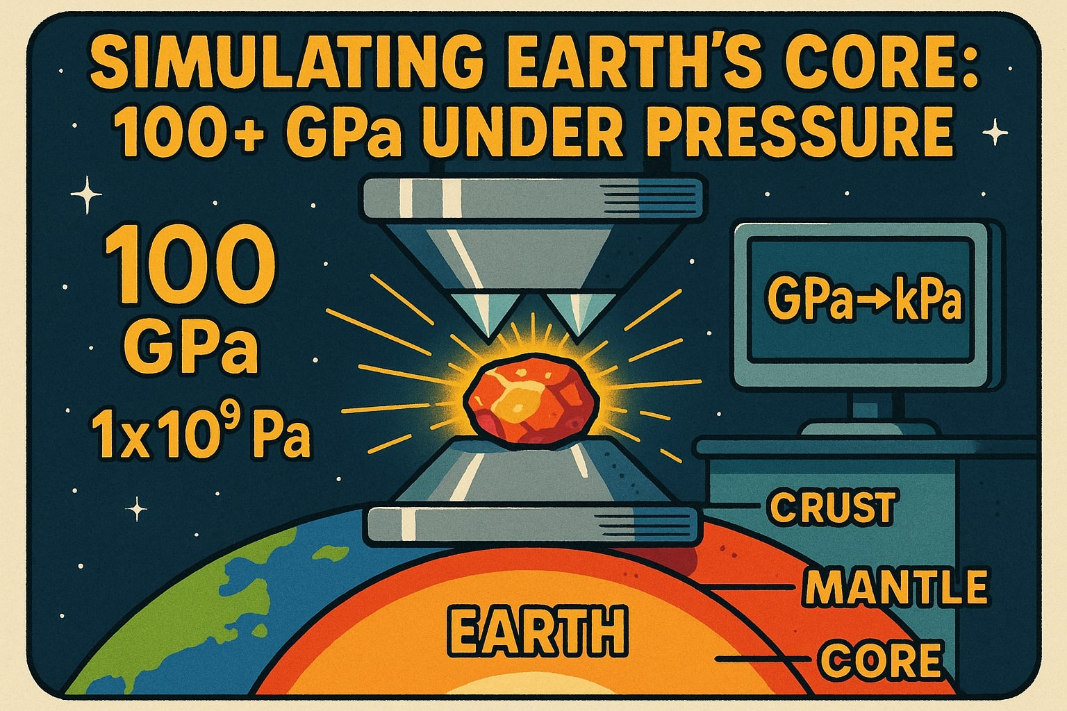 Gigapascal to Kilopascal Converter