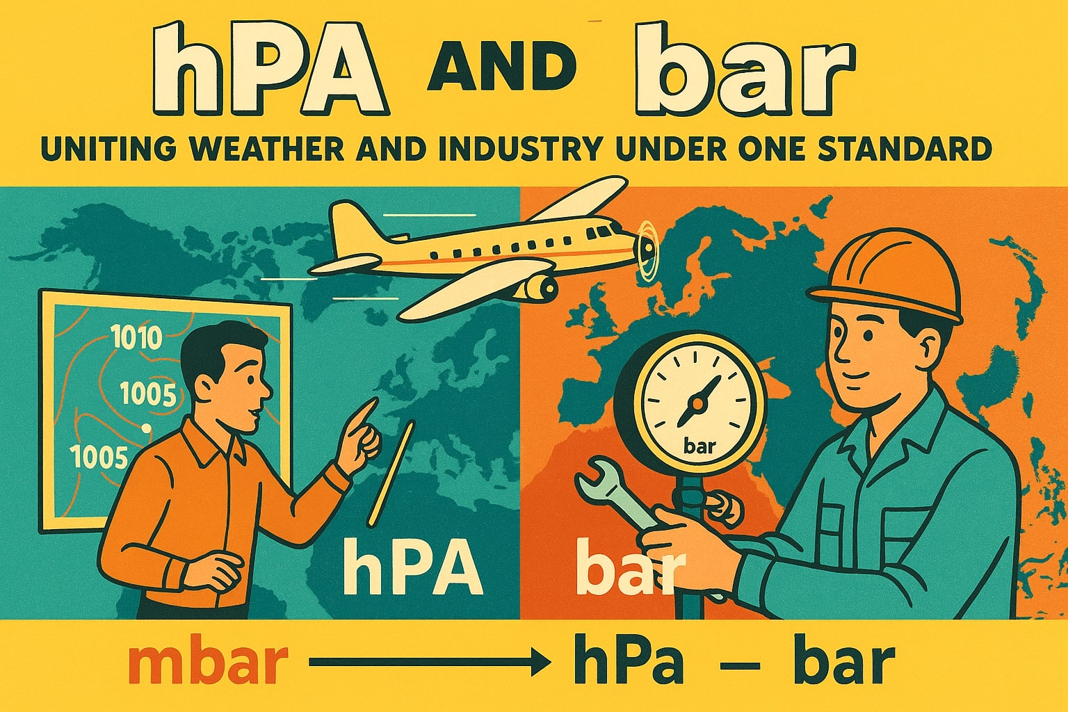 Hectopascal to Bar Converter
