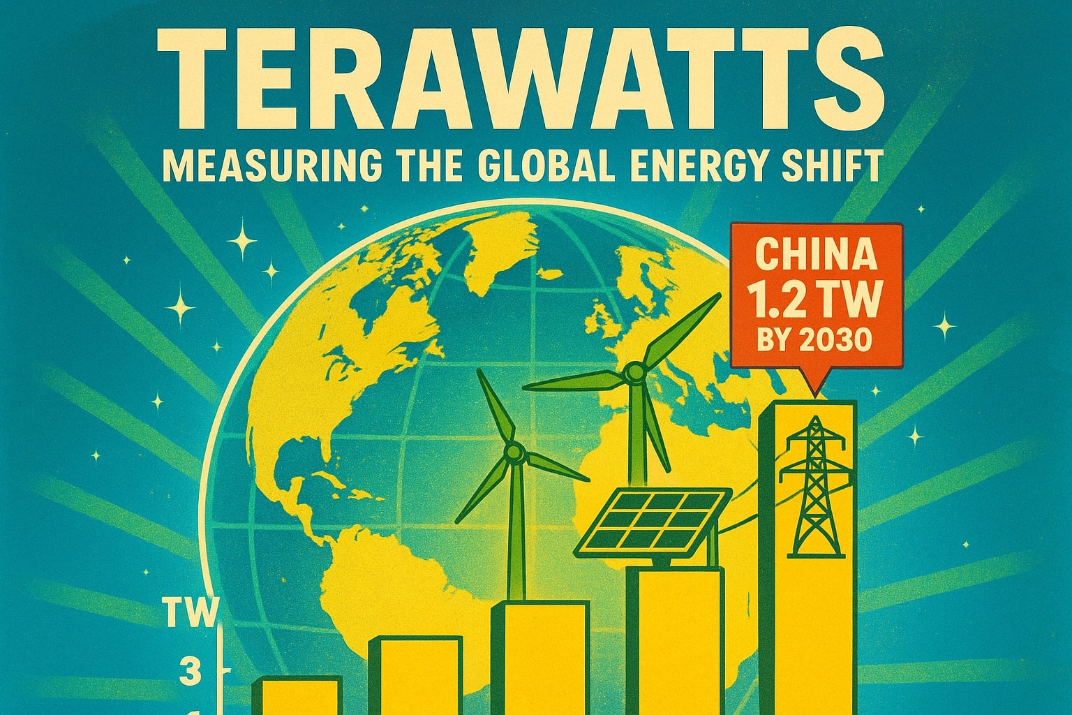 Kilowatt to Terawatt Converter