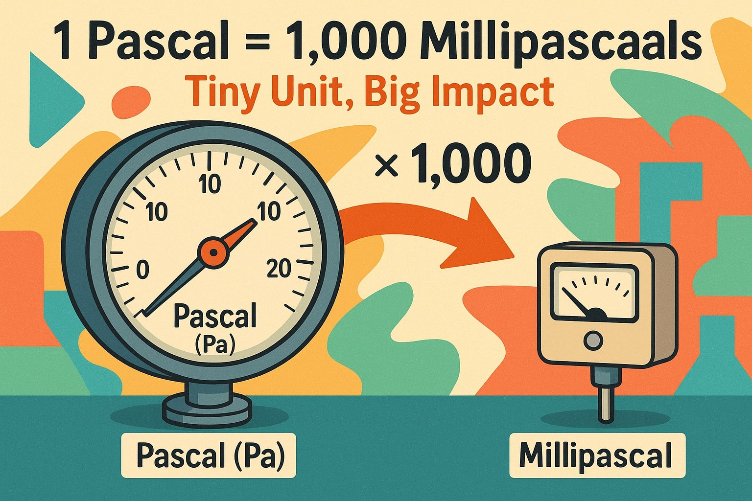 Pascal to Millipascal Converter