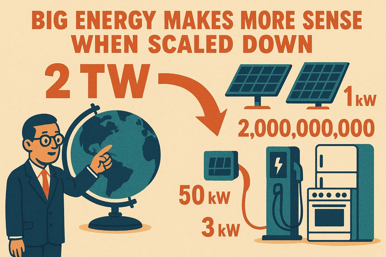 Terawatt to Kilowatt Converter