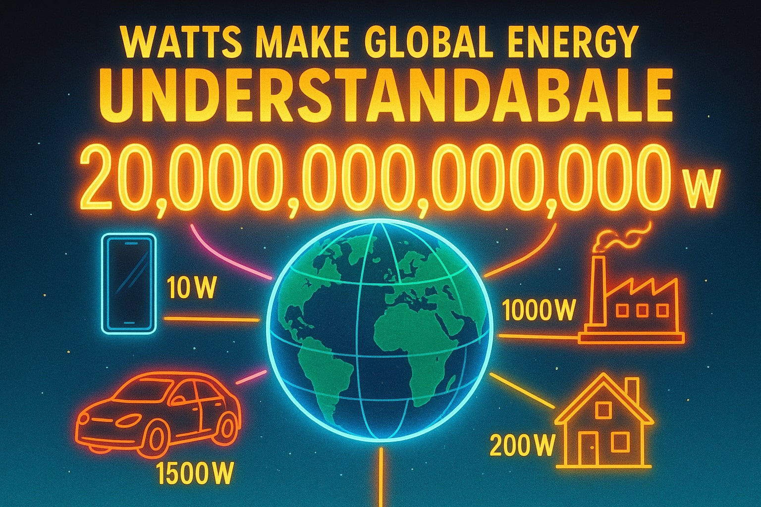 Terawatt to Watt Converter