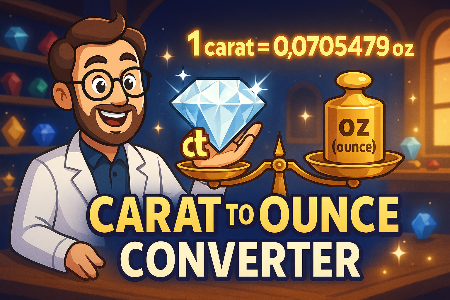 Carats to Ounces Converter