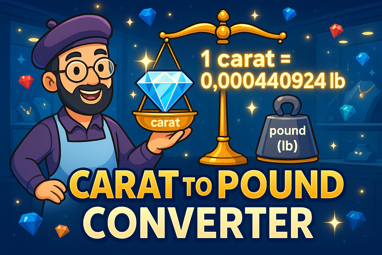 Carats to Pounds Converter