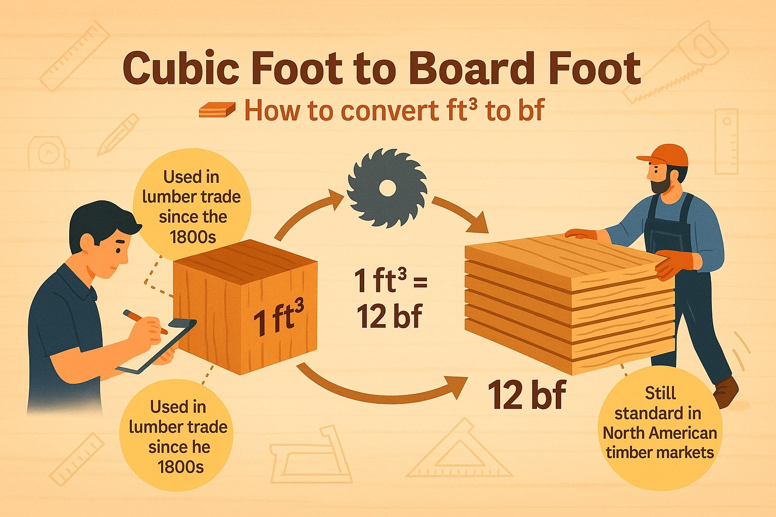 Cubic Foot to Board Foot Converter