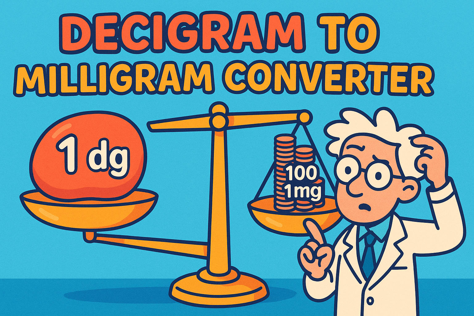Decigrams to Milligrams Converter