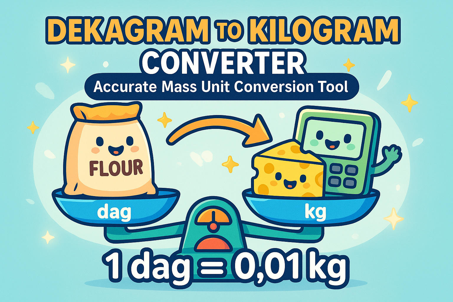 Dekagrams to Kilograms Converter