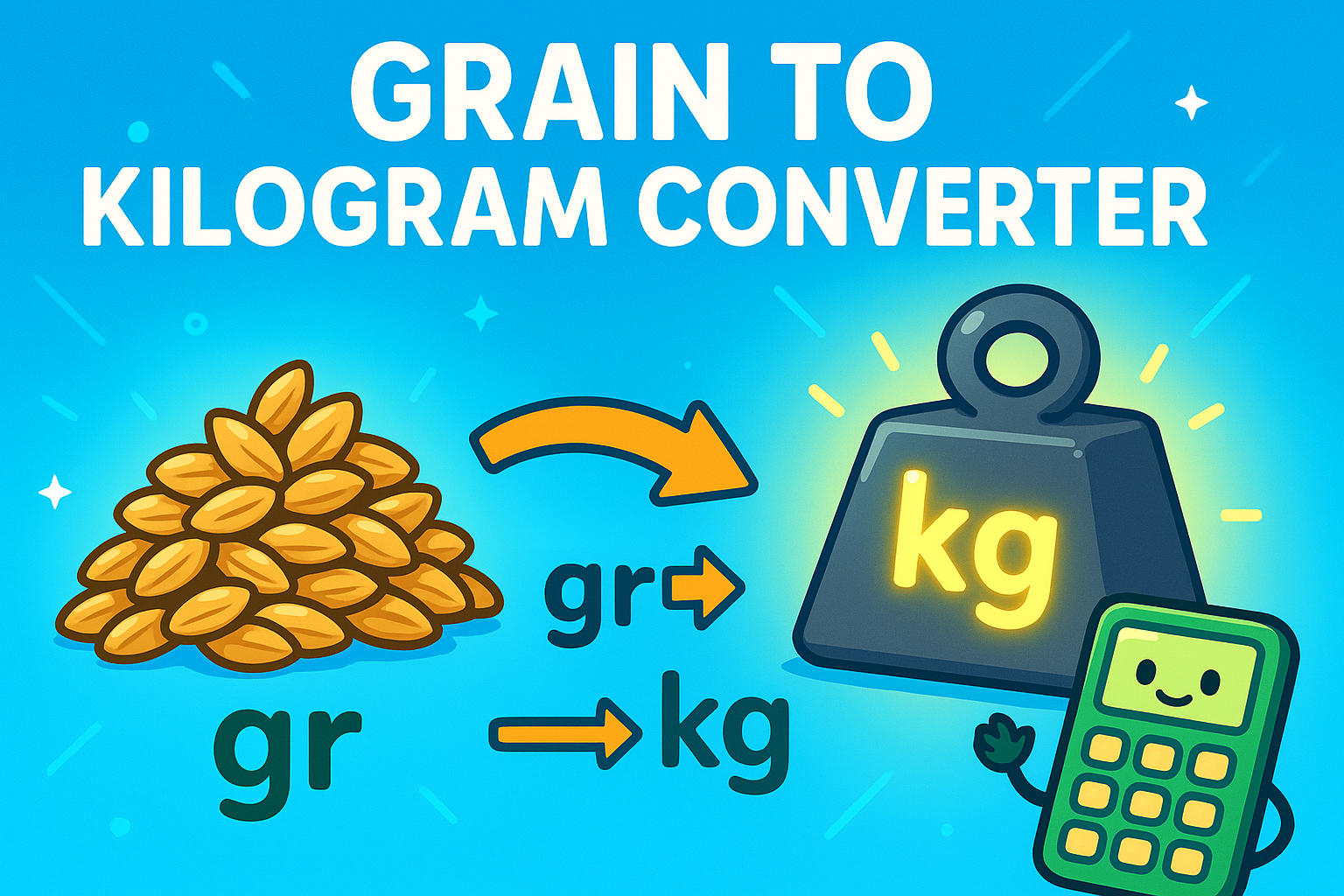Grains to Kilograms Converter