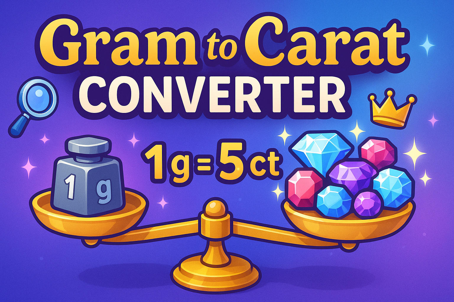 Grams to Carats Converter
