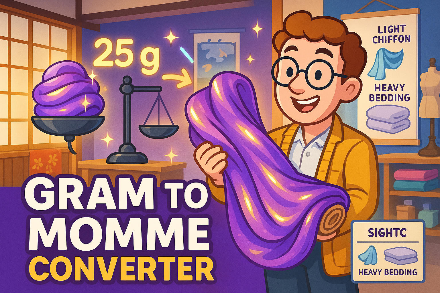 Grams to Mommes Converter