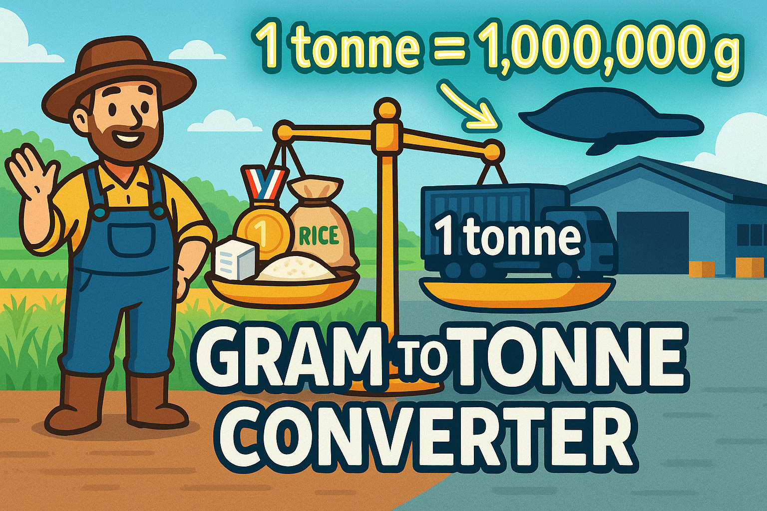 Gram to Tonne converter