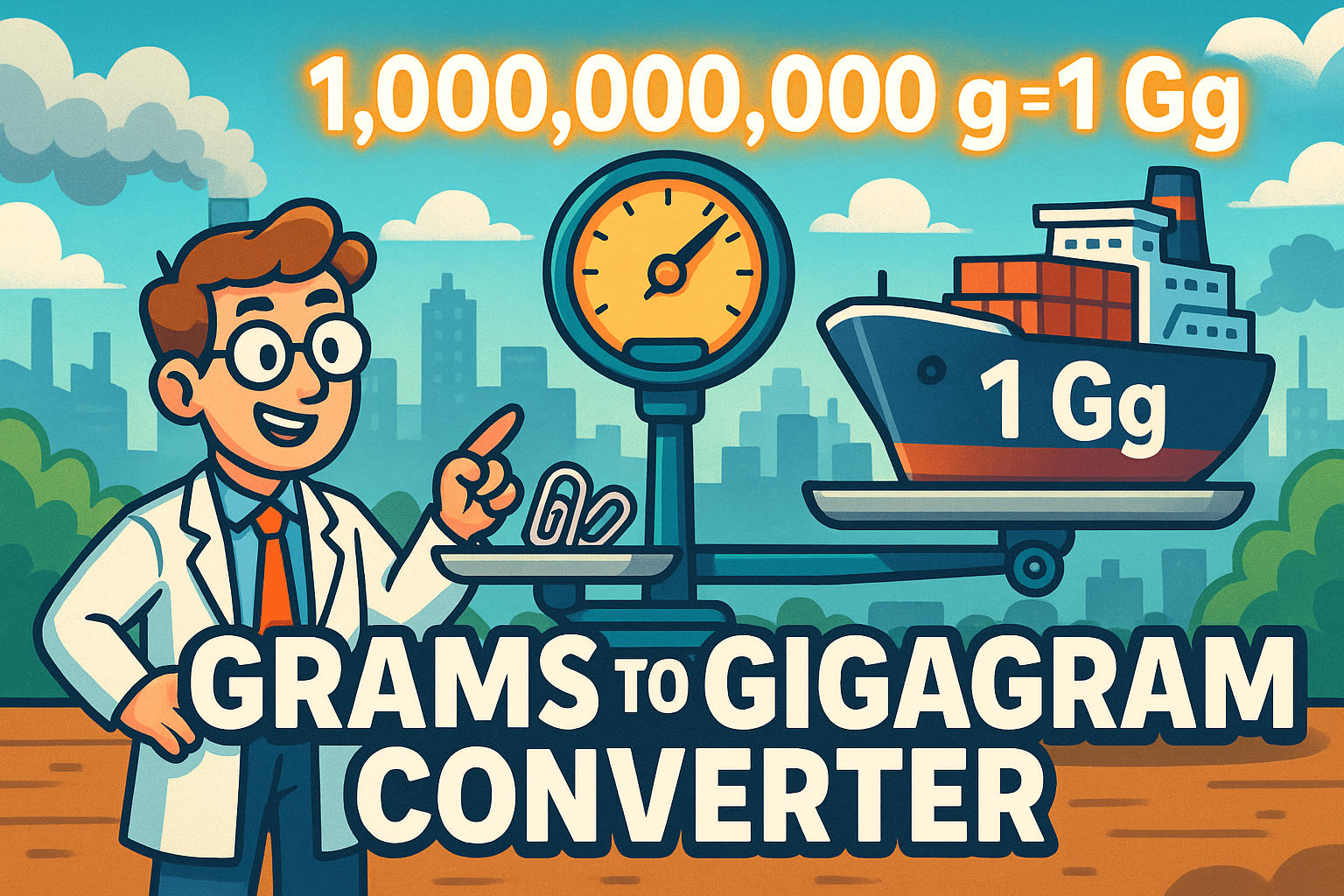 Grams to Gigagram Converter