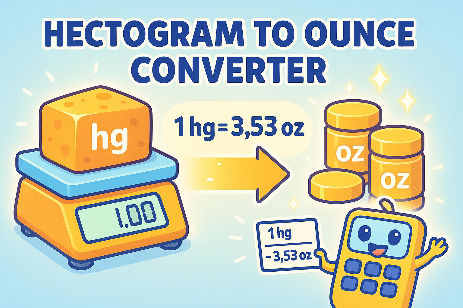 Hectograms to Ounces Converter