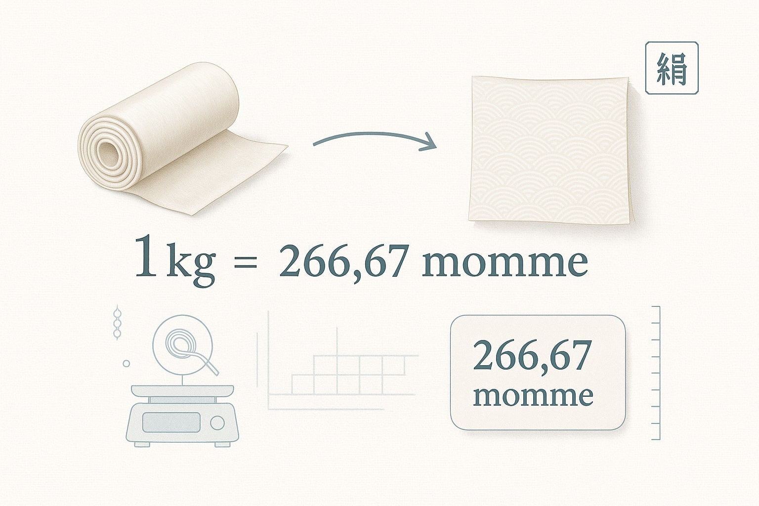 Kilograms to Mommes Converter