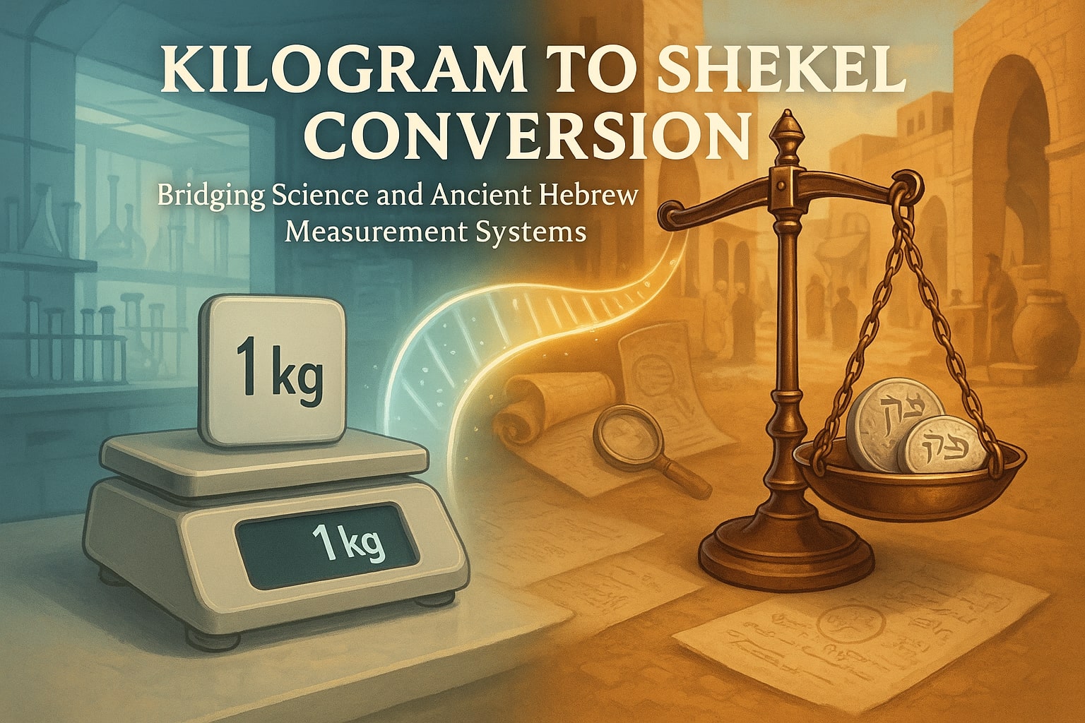 Kilograms to Shekels Converter