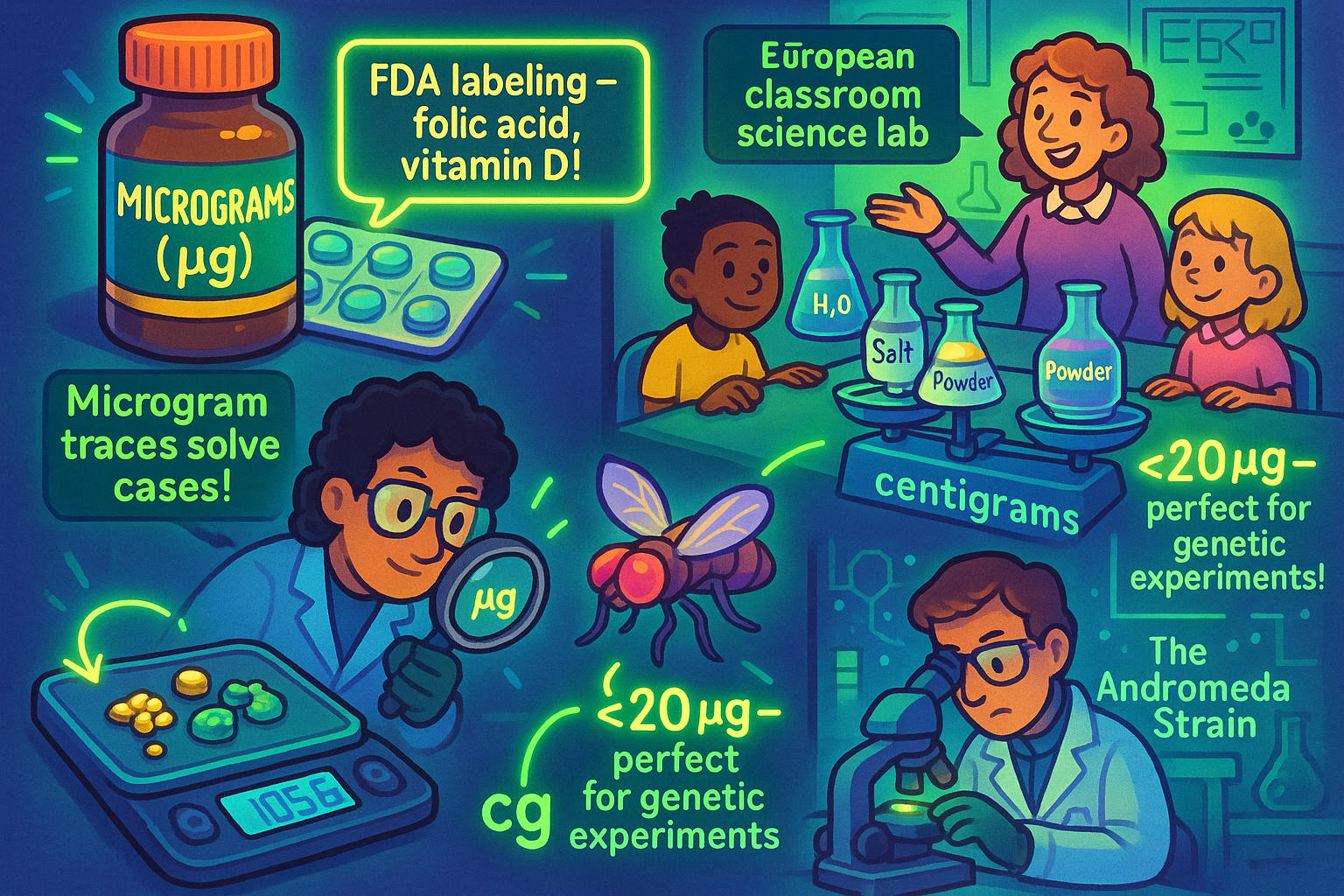 Micrograms to Centigrams Converter