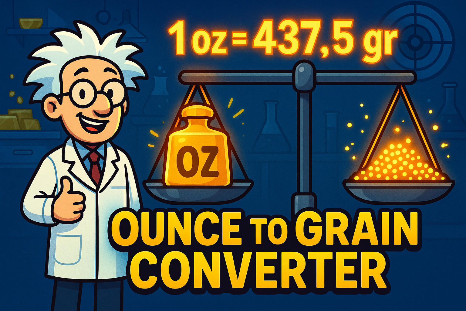 Ounces to Grains Converter