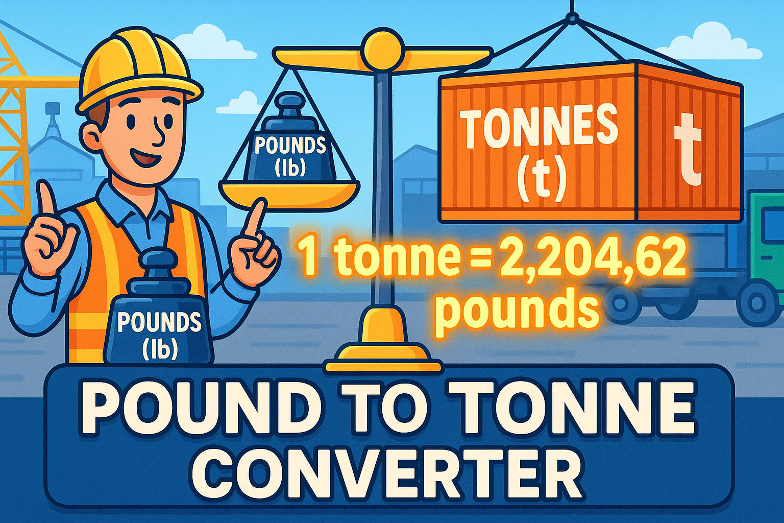 Pounds to Tonnes Converter