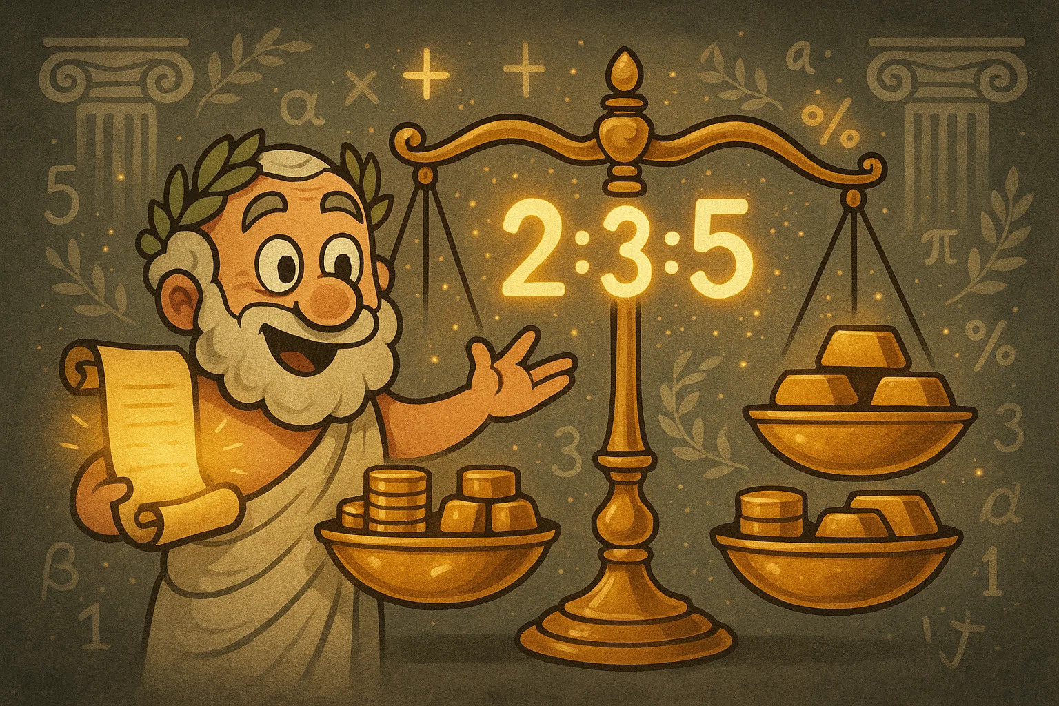 Ratio of Three Numbers Calculator