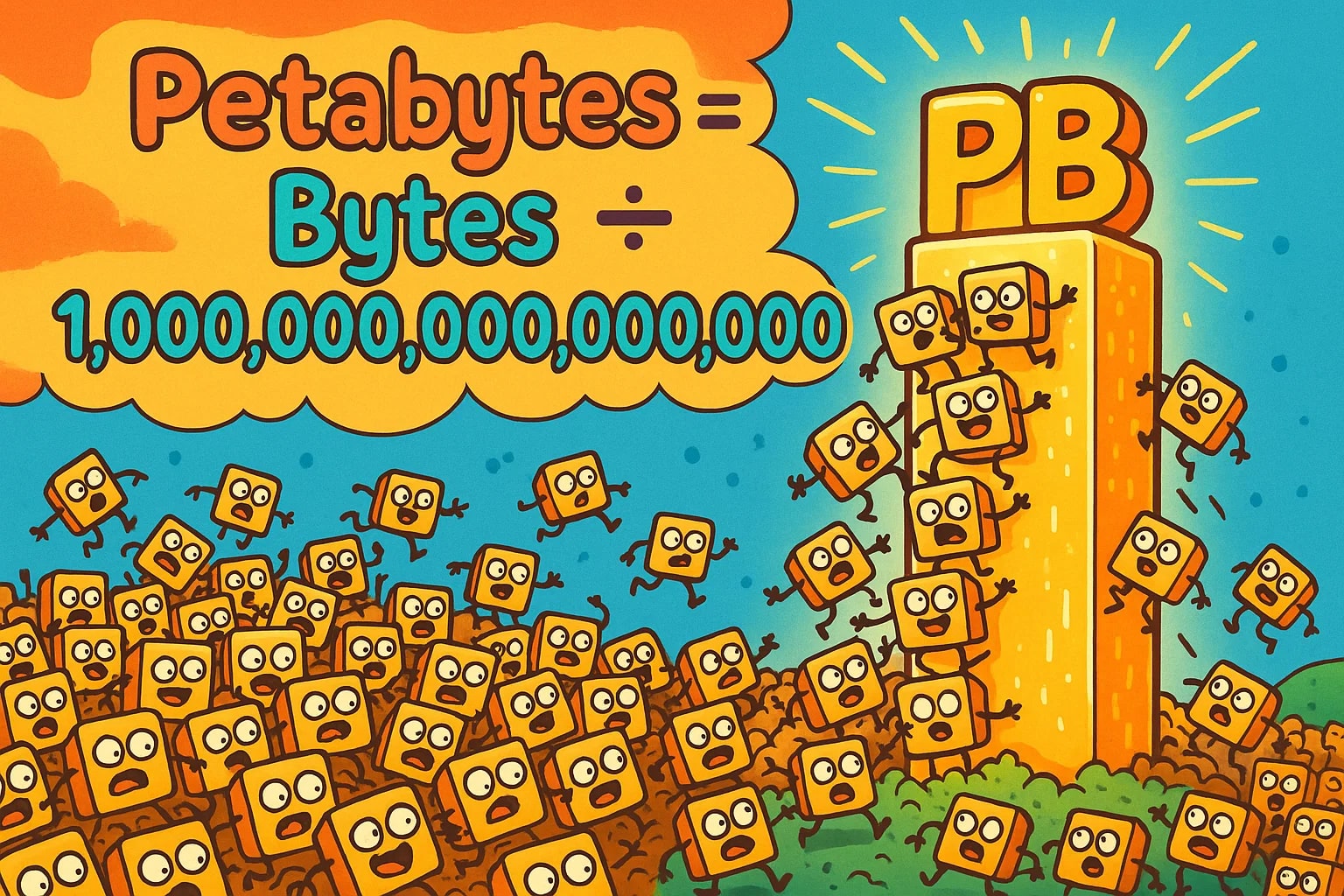 Bytes To Petabytes Converter