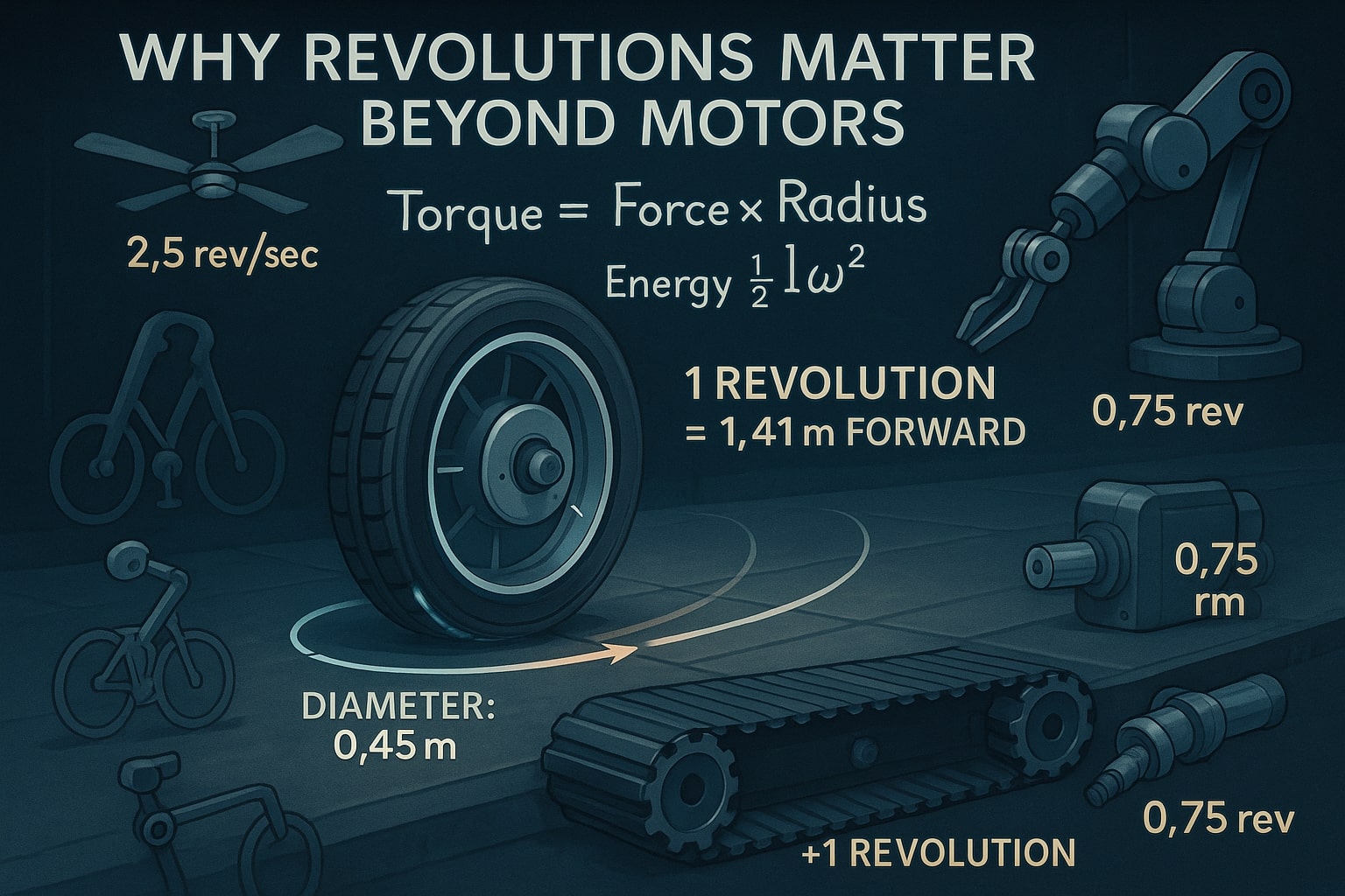 Degrees To Revolutions Converter