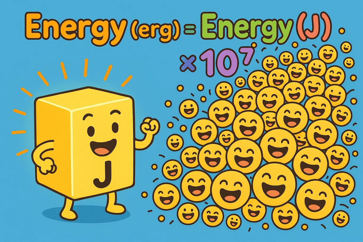 Ergs To Joules Converter