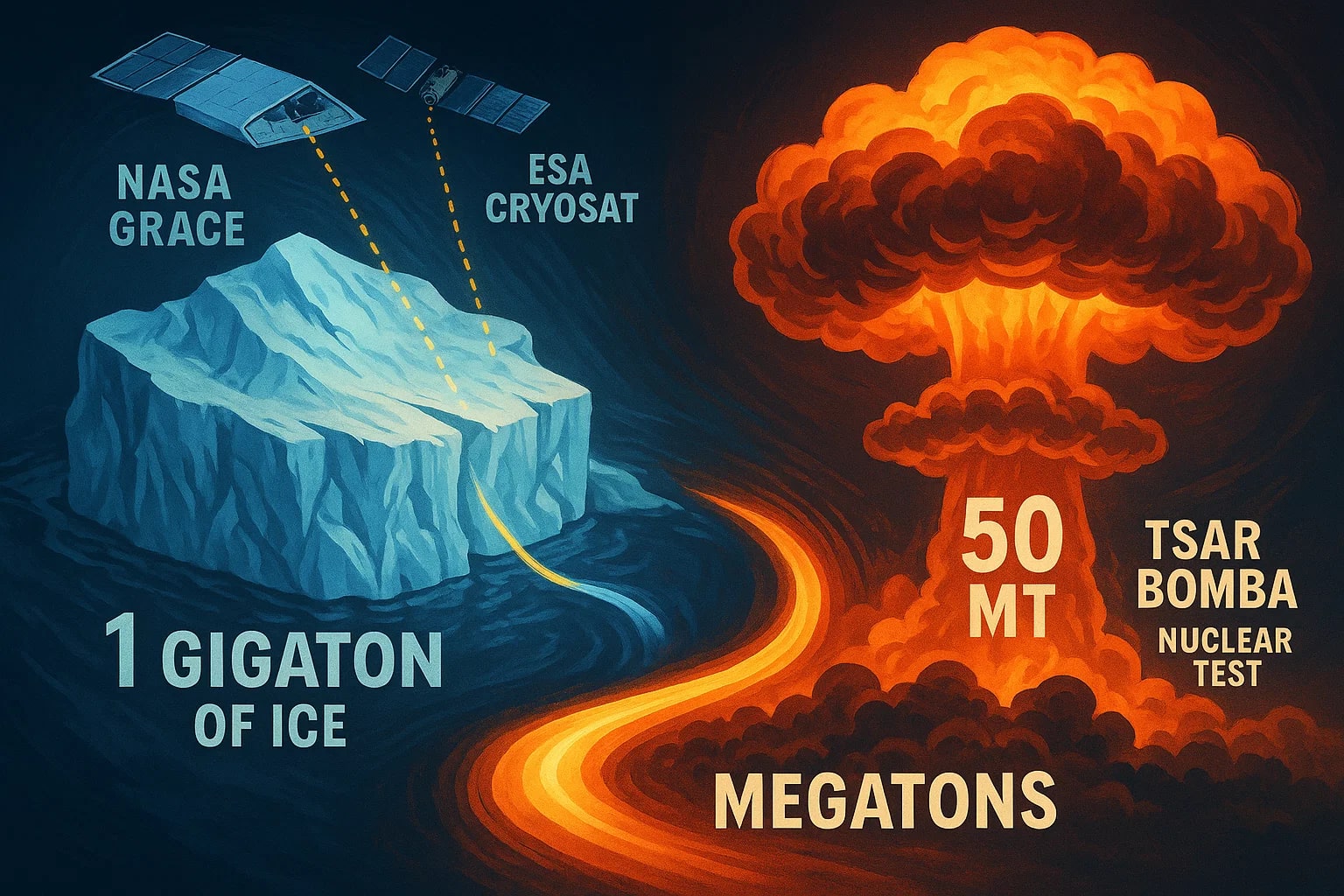 Gigatons To Megatons Converter