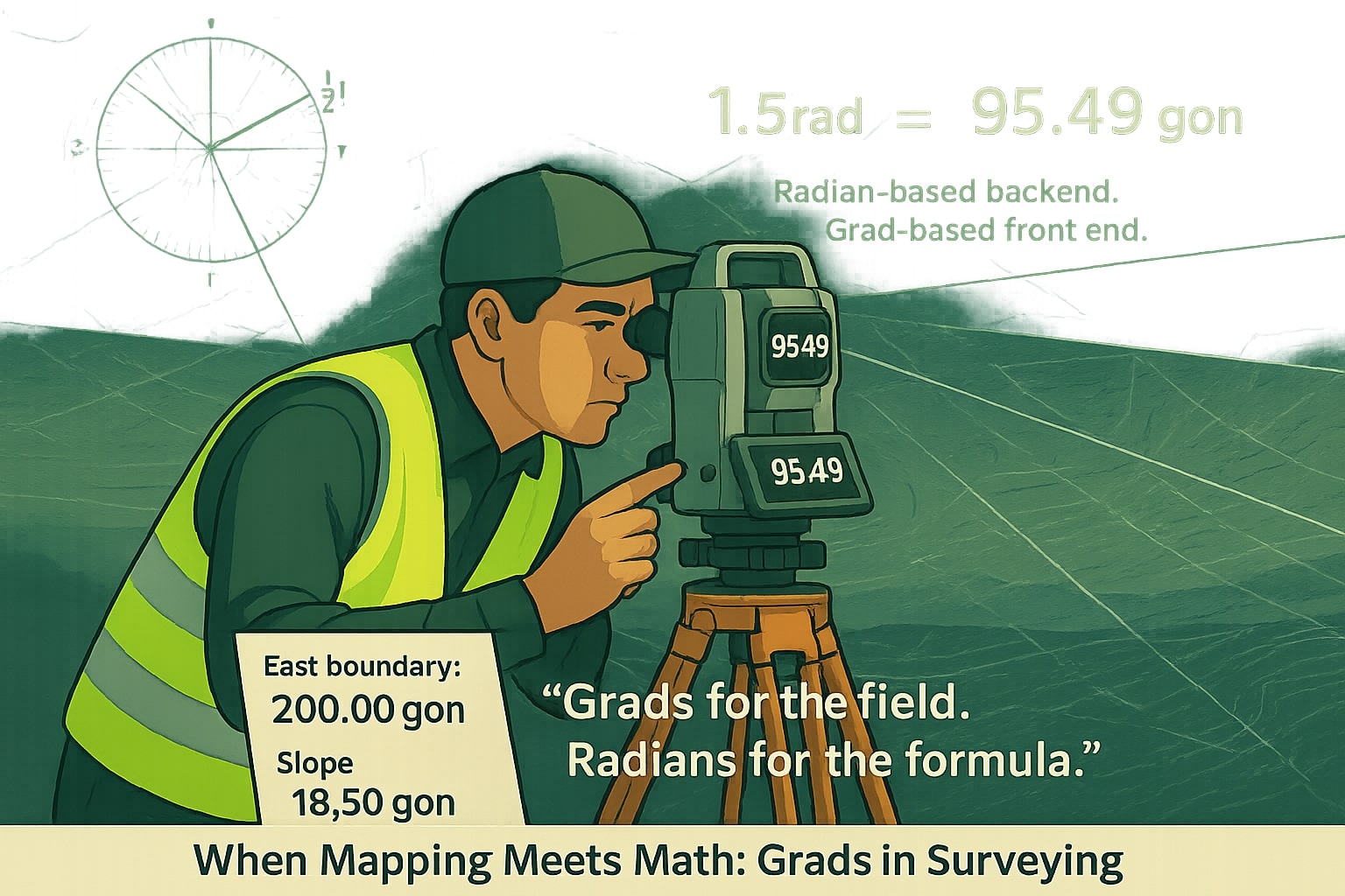 Grads To Radians Converter