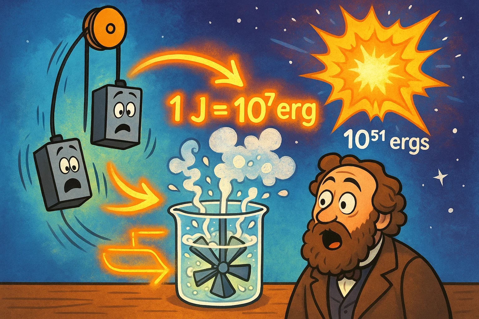 Joules to Ergs Converter